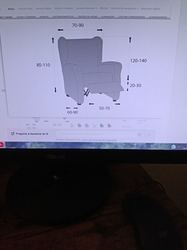 Funda Relax Jacquard Elástica Martina Home