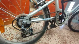Bicicleta Plegable Plata