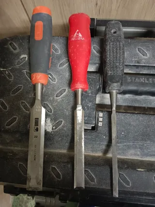 Formones para madera (3 unidades)