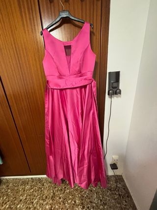 Vestido de fiesta rosa