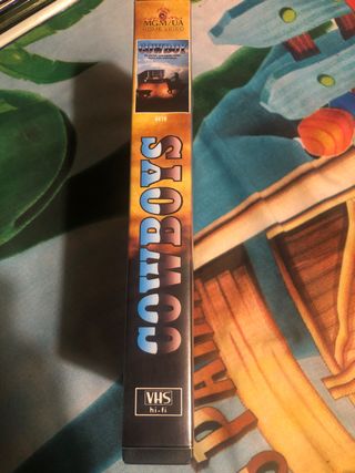 VHS Cowboys James Brolin Ted Danson Western Españo