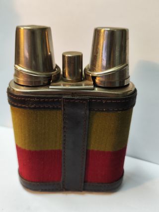 Bottiglina  da viaggio vintage con 2 bicchierini