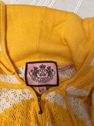 Jersey Juicy Couture Rayas Blanco y Amarillo