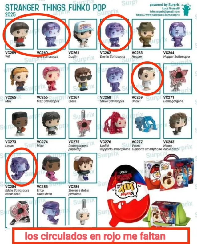 Figura Hopper Stranger Things Kinder Joy