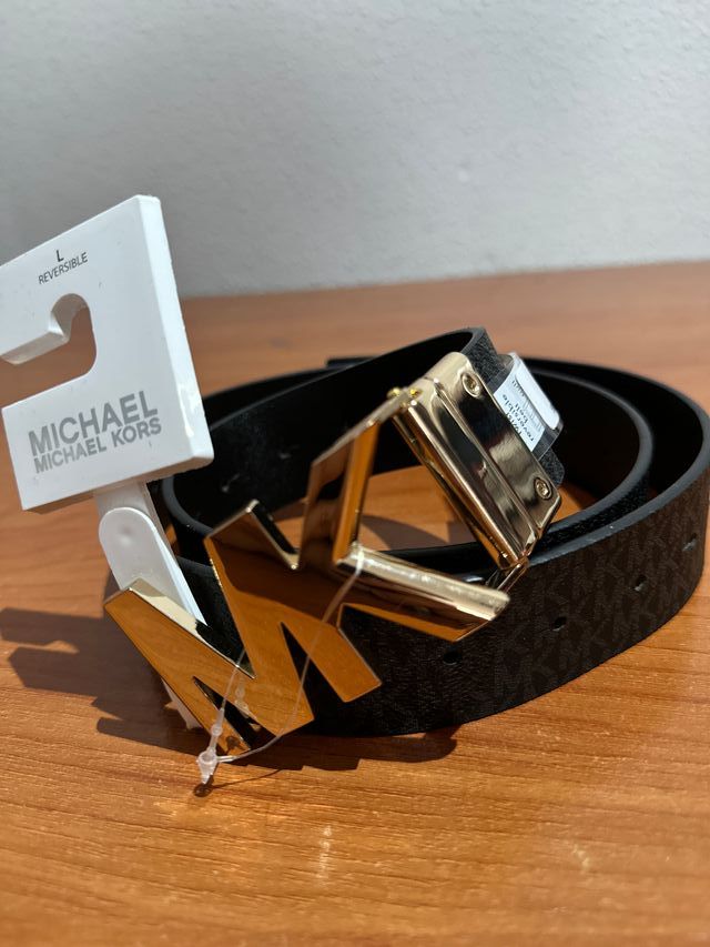 Cinturón Michael Kors MK reversible L
