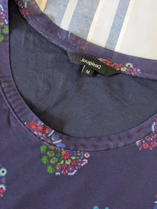 Camiseta Desigual Estampada Talla M