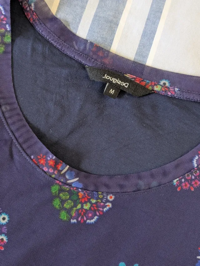 Camiseta Desigual Estampada Talla M