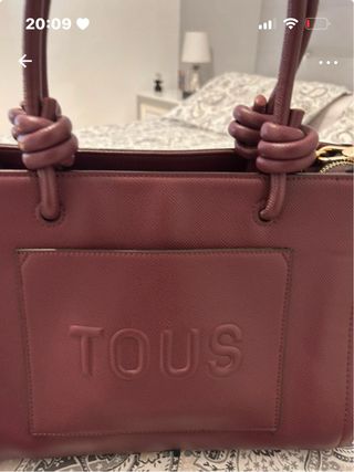 Bolso Tous Granate Piel