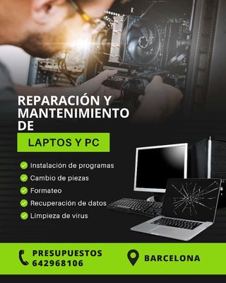 REPARACION Y MANTENIMIENTO DE ORDENADORES