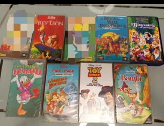 Lote Películas VHS Disney Clásicos