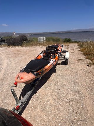 Kayak Galaxy Supernova FX Naranja + Remolque