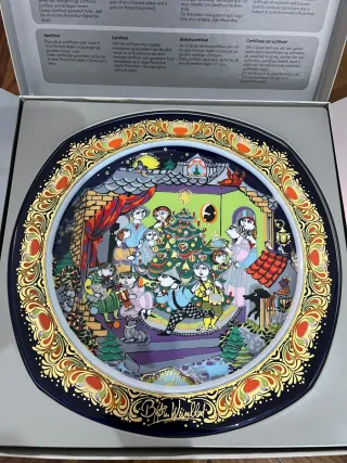 Bjørn Wiinblad Piatto Natale Rosenthal '83