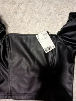 Top H&M Negro Talla S
