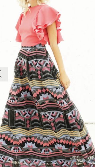 Falda larga Apparentia multicolor