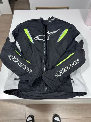 Chaqueta Moto Alpinestars Negra y Verde