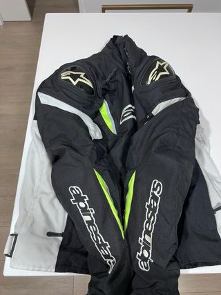 Chaqueta Moto Alpinestars Negra y Verde