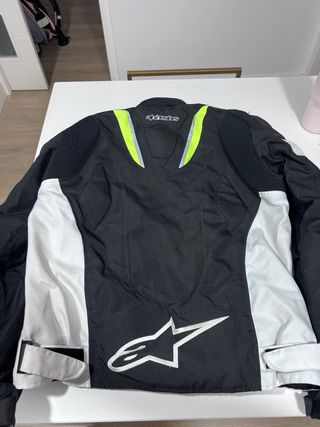 Chaqueta Moto Alpinestars Negra y Verde