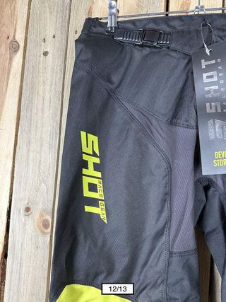 PANTALONES SHOT KID STORM LIME 12/13 AÑOS