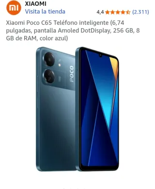 Xiaomi Poco C65 256GB Azul