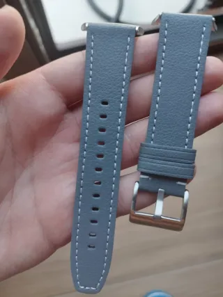 Correa de reloj 22mm gris