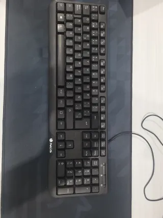 Teclado Qwerty NGS Negro