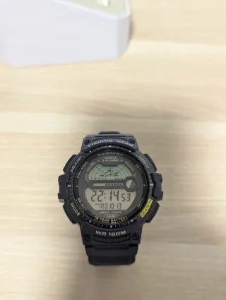 Reloj Casio WS1200H Pesca Vintage azul marino