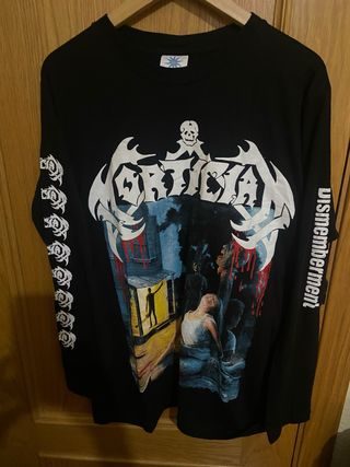 Camiseta Mortician Negra Manga Larga