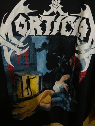 Camiseta Mortician Negra Manga Larga