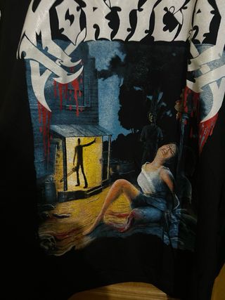 Camiseta Mortician Negra Manga Larga