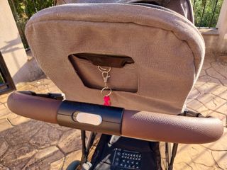 Cochecito Gemelar Cybex Rojo y gris