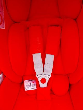 Cochecito Gemelar Cybex Rojo y gris