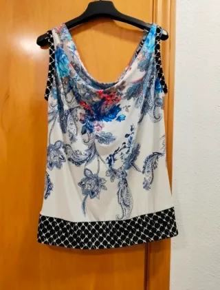 Blusa floral mujer