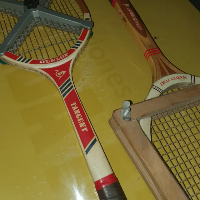 Raquetas de tenis Dunlop vintage