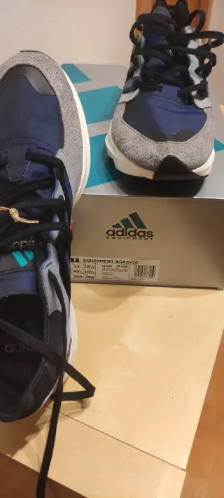 Adidas Equipment Agravic Hombre Gris/Azul