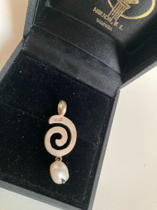 Colgante Tous Plata Perla