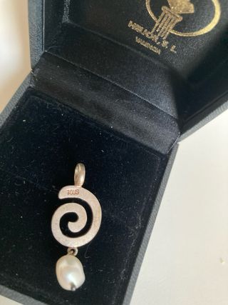 Colgante Tous Plata Perla