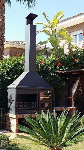 Barbacoa Leña Carbón Metal FLLF-33