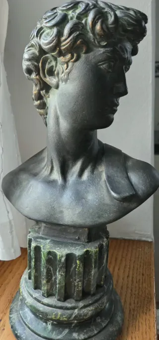 Busto David Miguel Ángel Bronce