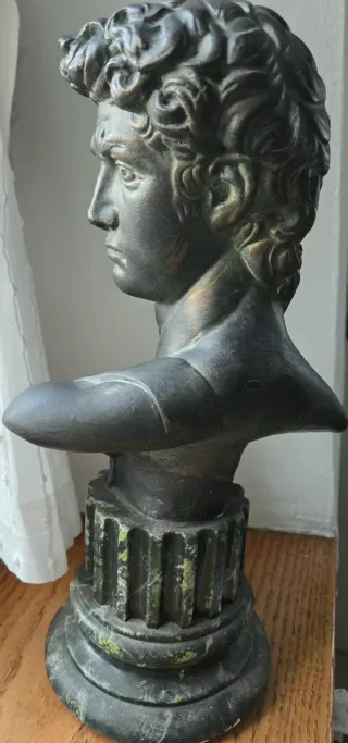 Busto David Miguel Ángel Bronce