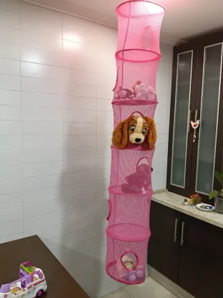 Organizador colgante rosa Ikea 6 compartimentos