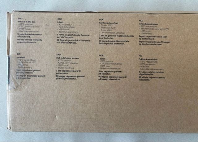 Combo Teclado y Ratón Logitech MK270 AZERTY