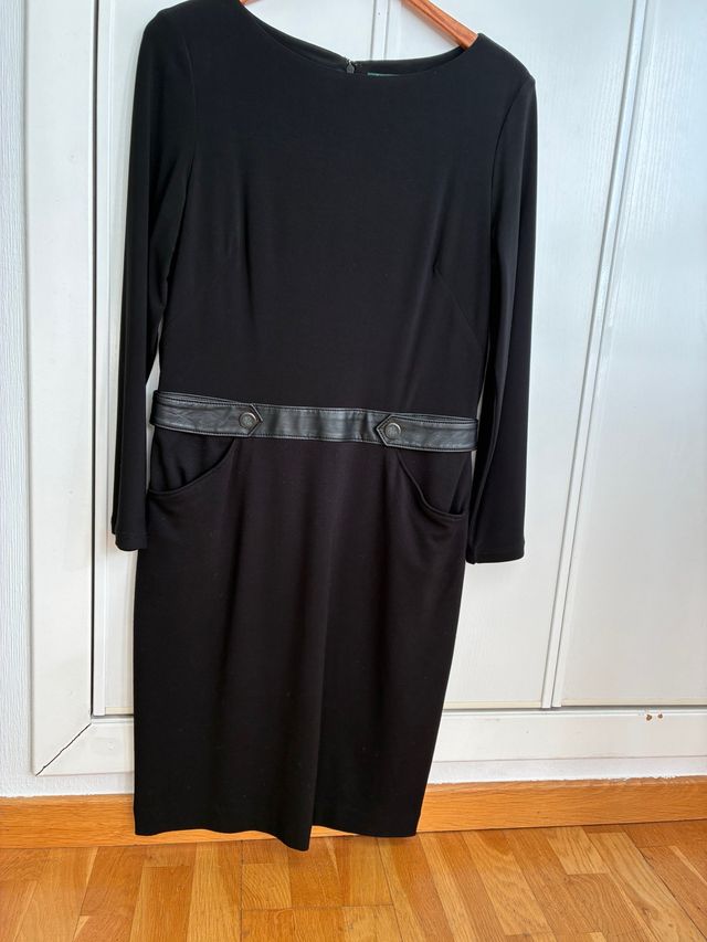 Vestido Negro Ralph Lauren Talla M/L