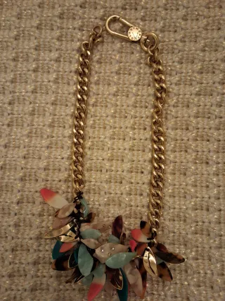 Collar Bimba y Lola Dorado Multicolor