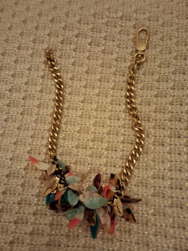 Collar Bimba y Lola Dorado Multicolor