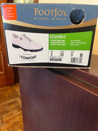 Zapatos de golf FootJoy blancos talla 35