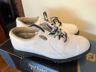 Zapatos de golf FootJoy blancos talla 35