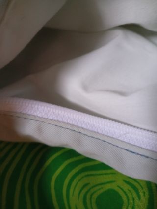 Bolso Reebok Blanco con Flores Azules