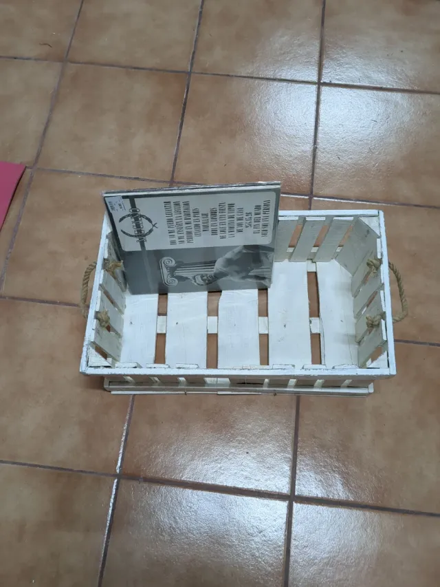 Caja de fruta restaurada
