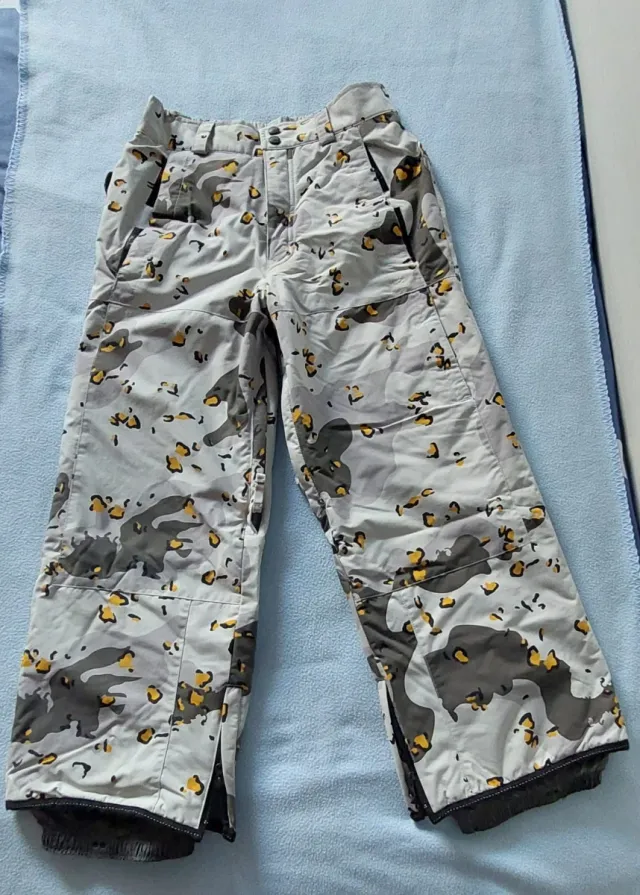 Pantalón Nieve Niño Camuflaje Talla 10-11