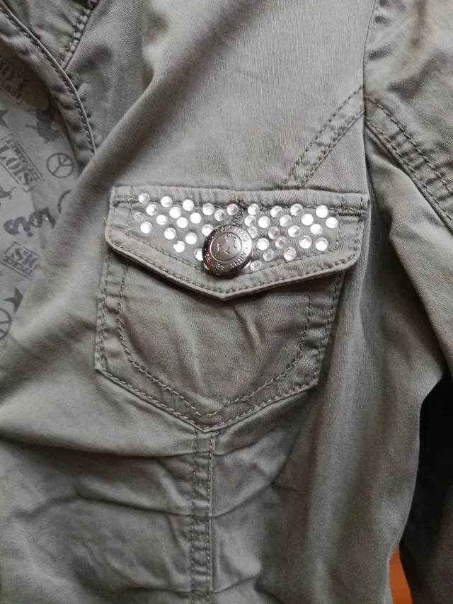 Cazadora Lois Caqui Remaches Talla XS